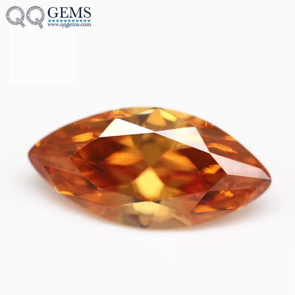 Champagne/D-champagne Marquise Cut Cubic Zirconia Loose Gemstones Synthetic Machine Cut Marquise Shape CZ Stone - Image 4