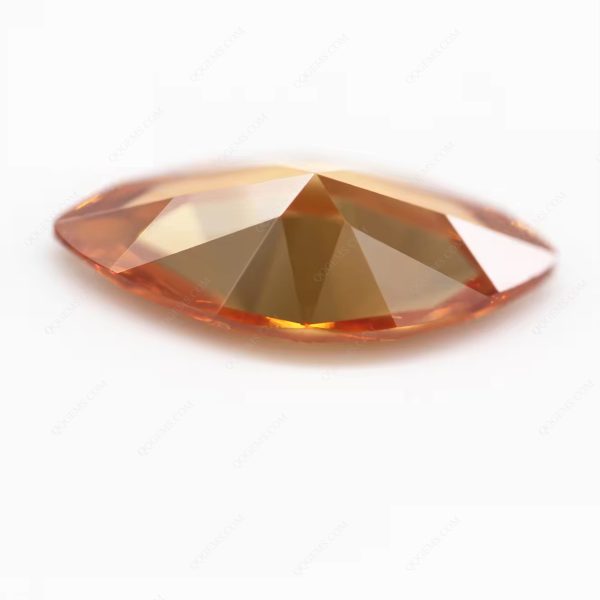 Champagne/D-champagne Marquise Cut Cubic Zirconia Loose Gemstones Synthetic Machine Cut Marquise Shape CZ Stone - Image 2