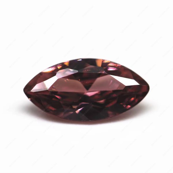 Light Rhodolite/rhodolite Cubic Zirconia Loose Gemstones Synthetic Marquise Shape CZ Stones - Image 2