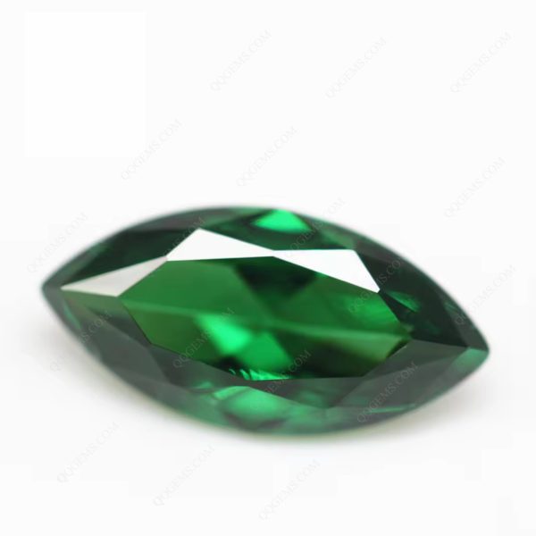 Light Green/emerald Green Cubic Zirconia Loose Gemstones Synthetic Marquise Shape CZ Stones - Image 3