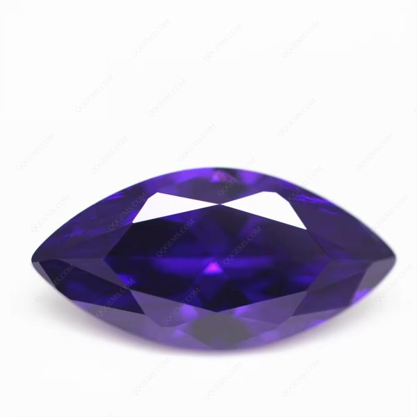 Violet/dark Violet Marquise Shape Cubic Zirconia Loose Gemstones Synthetic Marquise Machine Cut CZ Zircon Stones - Image 5