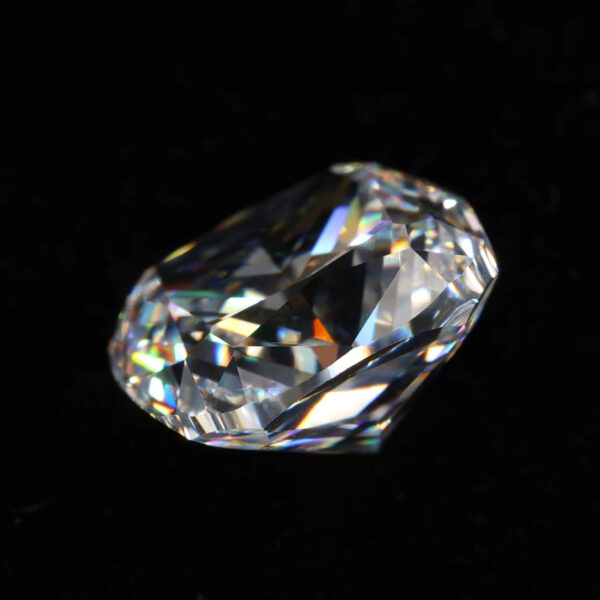 White Colorless Cushion Cut Cubic Zirconia Loose Gemstones Synthetic Machine Cut Cushion Shape CZ Zircon Stones - Image 4