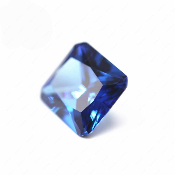 L-sapphire Blue/sapphire Blue Cubic Zirconia Loose Gemstone Synthetic Princess Cut Octagon CZ Gems Stones - Image 4