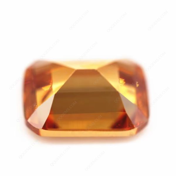 Champagne/dark-champagne Octagon Step Cut Cubic Zirconia Gemstones Synthetic Machine Cut Octagon Shape CZ Stones - Image 3