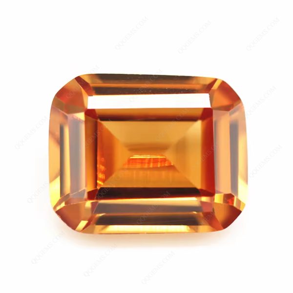 Champagne/dark-champagne Octagon Step Cut Cubic Zirconia Gemstones Synthetic Machine Cut Octagon Shape CZ Stones - Image 5
