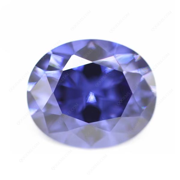 Oval Cut L-tanzanite/tanzanite Cubic Zirconia Loose Gems Synthetic Oval Machine Cut CZ Stones - Image 5