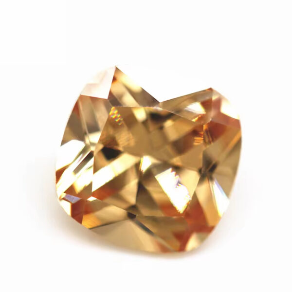 Champagne/D-champagne Cushion Cut Cubic Zirconia Gemstone Synthetic Diamond Cut Cushion Shape CZ Stones - Image 3