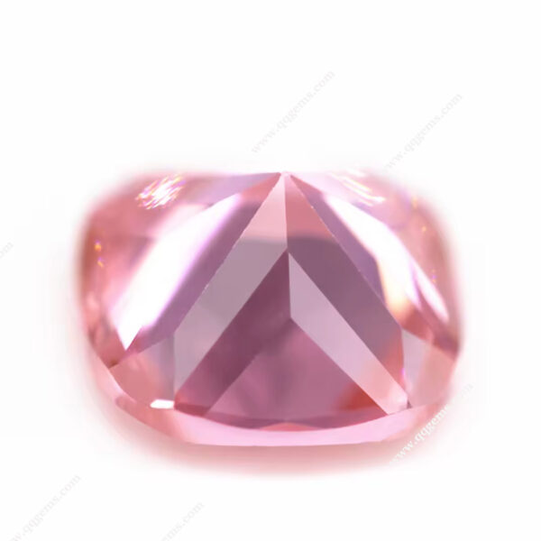 Pink Color Cushion Shaped Cubic Zirconia Loose Gemstones Synthetic Diamond Cut Cushion Shape CZ Stones - Image 5
