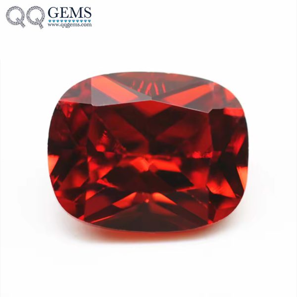 Long Cushion Cut Cubic Zirconia Gemstones Synthetic Faceted Cut Long Cushion Shape CZ Stones