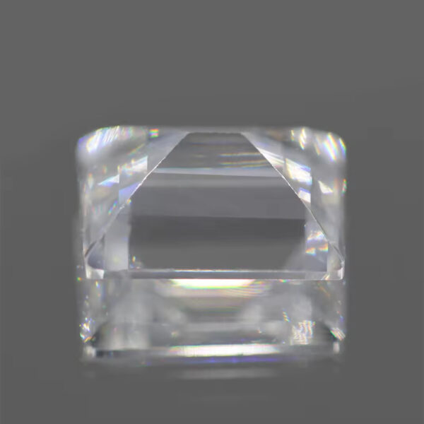 White Color Cubic Zirconia Gemstones Synthetic baguette Shape Step Cut CZ Stones - Image 2