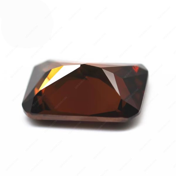 Coffee/dark Coffee Cubic Zirconia Loose Gemstones Synthetic Machine Cut Octagon Shape CZ Stones - Image 4
