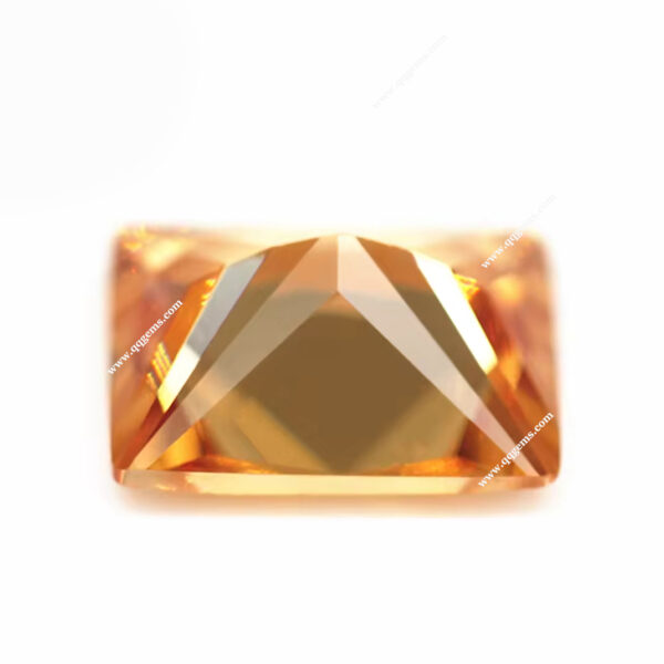 Champagne/D-champagne baguette Cut Cubic Zirconia Gems Artificial baguette Shape Princess Cut CZ Stones - Image 5