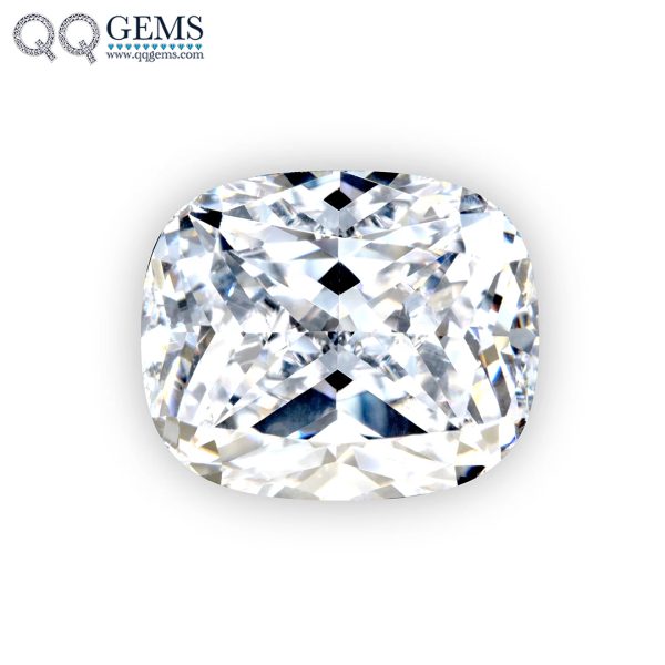 Long Cushion Shape White Color Cubic Zirconia Loose Gemstones Synthetic Long Cushion Cut CZ Zirconia Stone