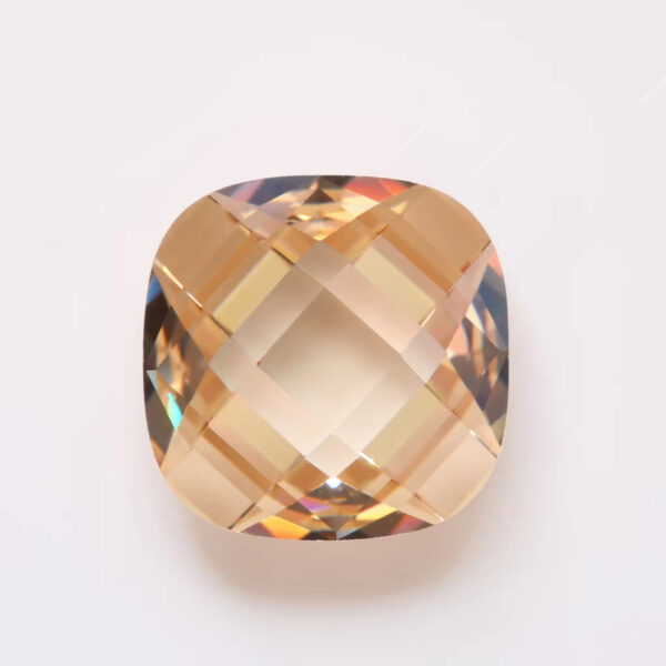 Cushion Double Checker Board Cut Various Colors Cubic Zirconia Loose Gems Synthetic CZ Gemstones - Image 6