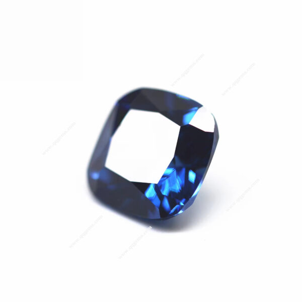 Cushion Cutting Sapphire Blue Cubic Zirconia Loose Gemstone Synthetic Cushion Shape CZ Zircon Stones - Image 5