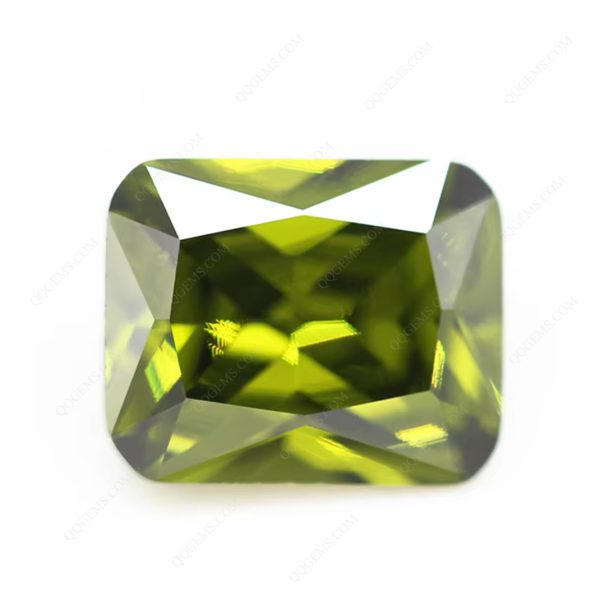 Peridot/dark Peridot Octagon Cut Cubic Zirconia Loose Gemstones Synthetic Octagon Shape CZ Stones - Image 5