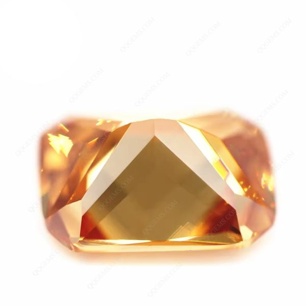 Champagne/dark champagne Cubic Zirconia Gemstone Synthetic Machine Cut Octagon Shape CZ Stones - Image 5
