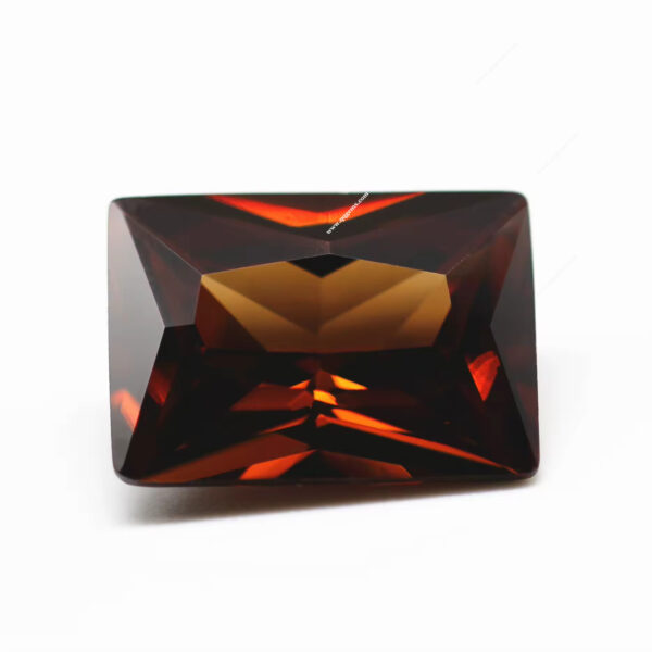 Coffee/D-coffee baguette Princess Cut Cubic Zirconia Loose Gemstones Synthetic baguette Shape CZ Stones - Image 5