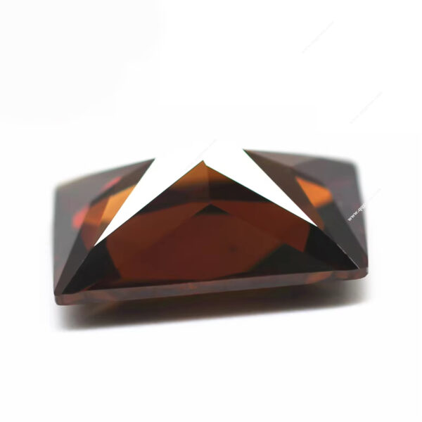 Coffee/D-coffee baguette Princess Cut Cubic Zirconia Loose Gemstones Synthetic baguette Shape CZ Stones - Image 3