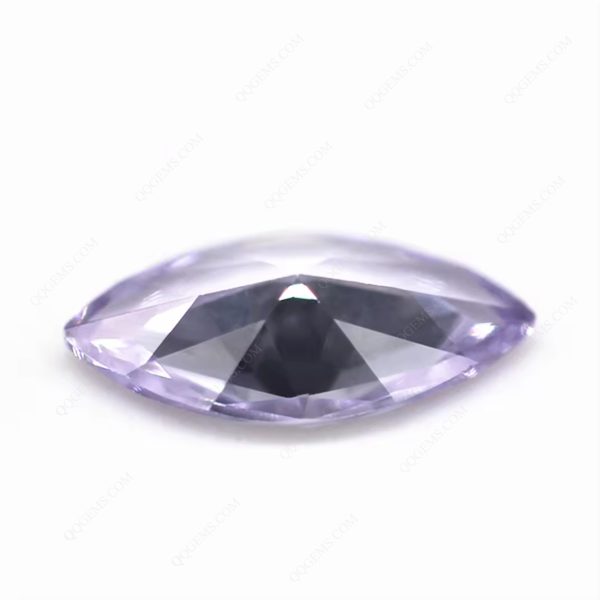 Lavender Color Marquise Cut Cubic Zirconia Gemstones Synthetic Diamond Cut Marquise Shape CZ Stones - Image 2