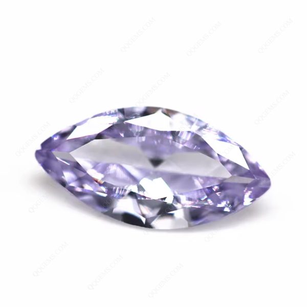 Lavender Color Marquise Cut Cubic Zirconia Gemstones Synthetic Diamond Cut Marquise Shape CZ Stones - Image 3