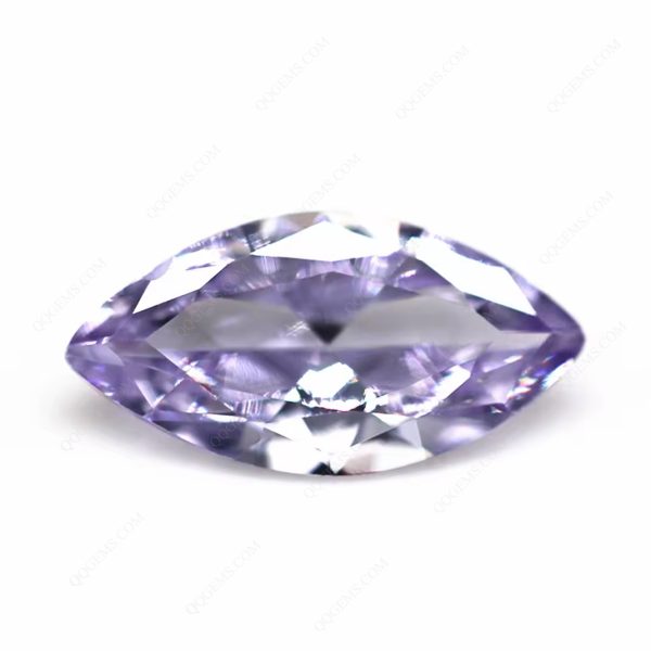 Lavender Color Marquise Cut Cubic Zirconia Gemstones Synthetic Diamond Cut Marquise Shape CZ Stones - Image 4