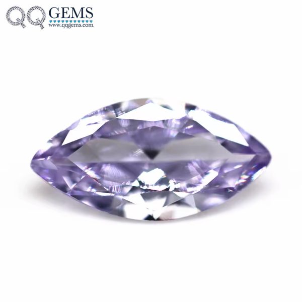 Lavender Color Marquise Cut Cubic Zirconia Gemstones Synthetic Diamond Cut Marquise Shape CZ Stones