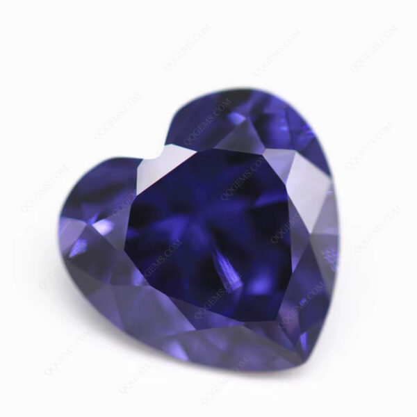 L-tanzanite/tanzanite Cubic Zirconia Gemstones Synthetic Heart Shape Zirconia CZ Stones - Image 3