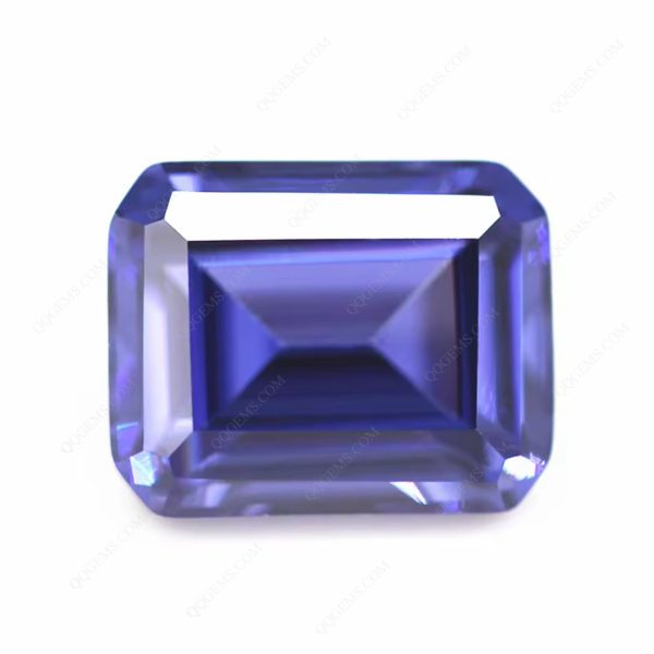 Octagon Shape L-tanzanite/tanzanite Cubic Zirconia Gems Synthetic Emerald Cut CZ Stones - Image 4