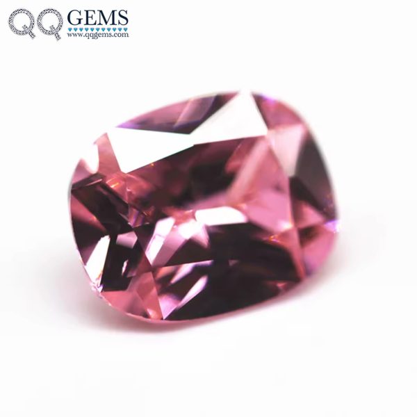 Wuzhou Gems Factory Sale Long Cushion Cut pink Color Cubic Zirconia Loose Gemstones - Image 5