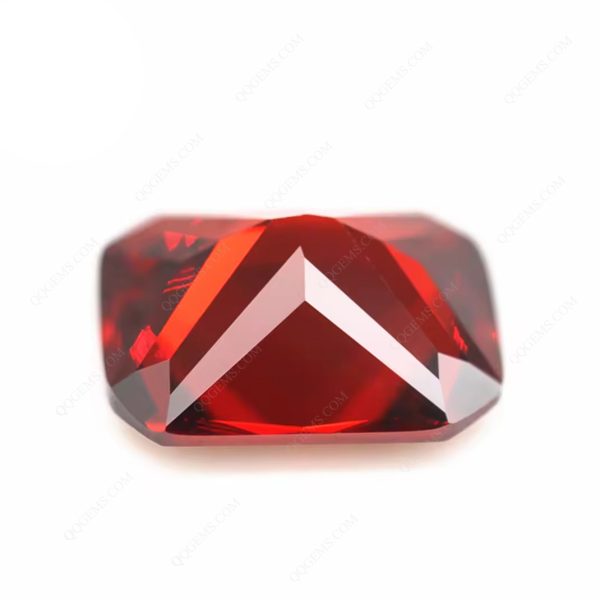 Garnet/D-garnet Cubic Zirconia Gemstones Synthetic Machine Cut Octagon Shape CZ Stones - Image 3
