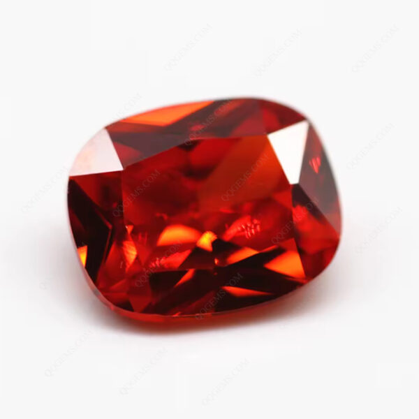 Orange/orange Red Long Cushion Cut Cubic Zirconia Loose Gemstones Synthetic Diamond Cut Long Cushion Shape CZ Stones - Image 4