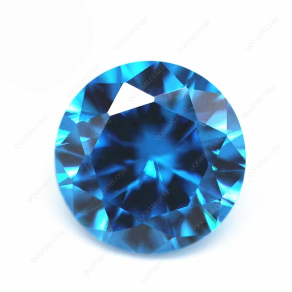 Aqua Blue/blue Topaz 5A Cubic Zirconia Loose Gemstone Artificial CZ Stones for Jewelry Making - Image 3