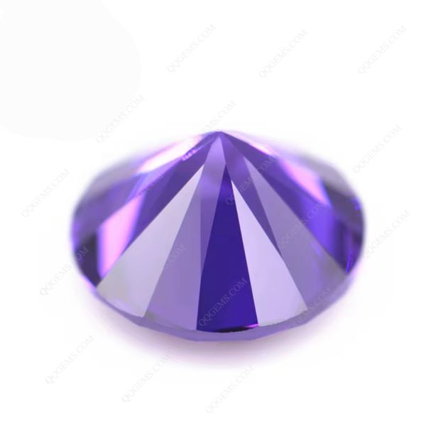 Violet/dark Violet Cubic Zirconia Loose Gemstones Synthetic Violet CZ Stones - Image 2
