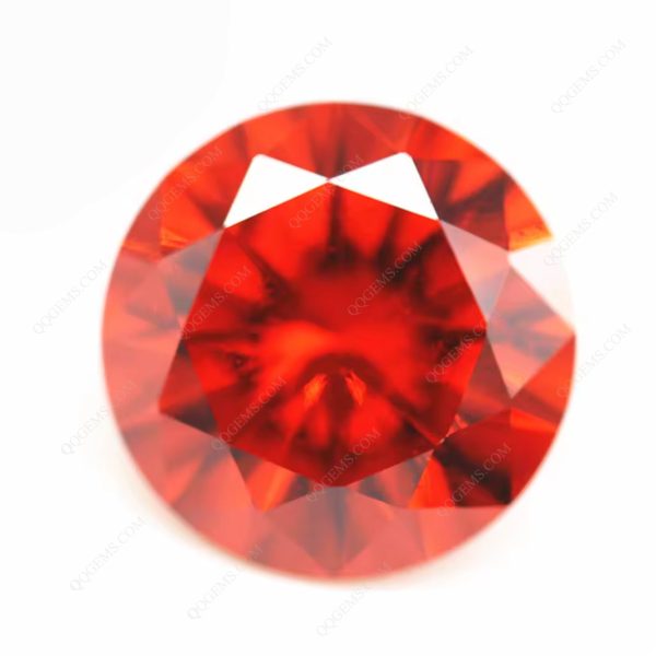 Cubic Zirconia Loose Gemstones Synthetic Round European Star Cut CZ Gems - Image 3