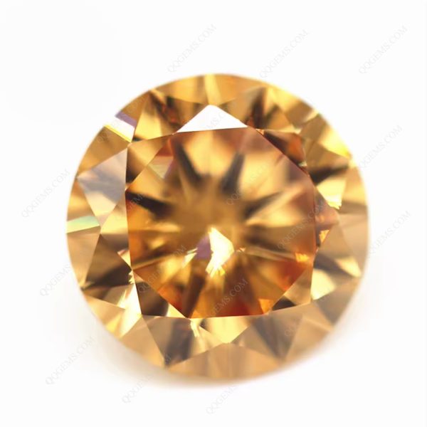 Cubic Zirconia Loose Gemstones Synthetic Round European Star Cut CZ Gems - Image 4