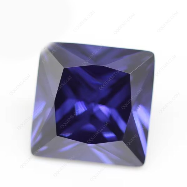 Multi-color square Shape Princess Cut Cubic Zirconia Loose Gemstones Synthetic square Cut CZ Stones - Image 2