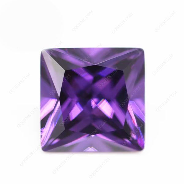Multi-color square Shape Princess Cut Cubic Zirconia Loose Gemstones Synthetic square Cut CZ Stones - Image 3