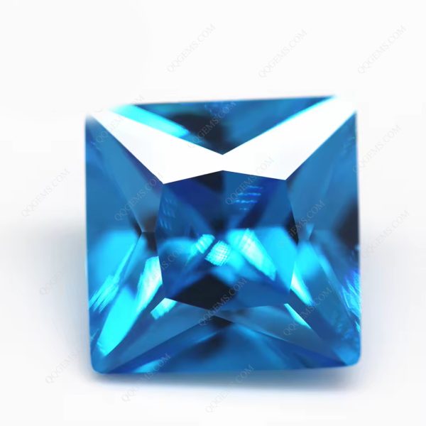 Multi-color square Shape Princess Cut Cubic Zirconia Loose Gemstones Synthetic square Cut CZ Stones - Image 3