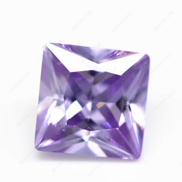 Multi-color square Shape Princess Cut Cubic Zirconia Loose Gemstones Synthetic square Cut CZ Stones - Image 5