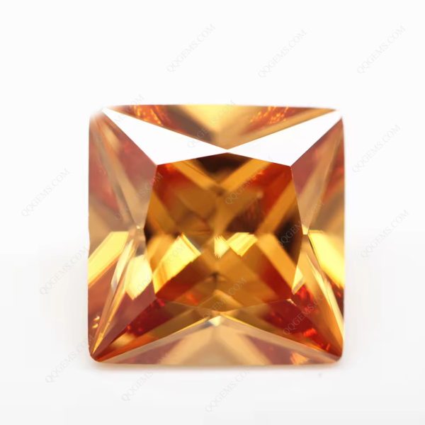 Multi-color square Shape Princess Cut Cubic Zirconia Loose Gemstones Synthetic square Cut CZ Stones - Image 7