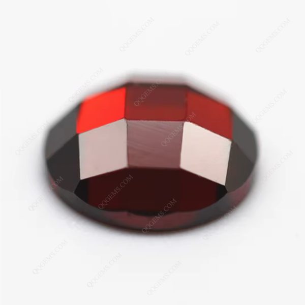 Garnet/dark Garnet Cubic Zirconia Loose Gems Synthetic Round Single Grid Cut CZ Stones - Image 3