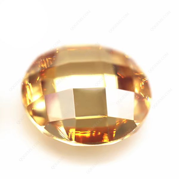 Round Shape Double Checker Board Cut Multi Color Cubic Zirconia Loose Gems - Image 9