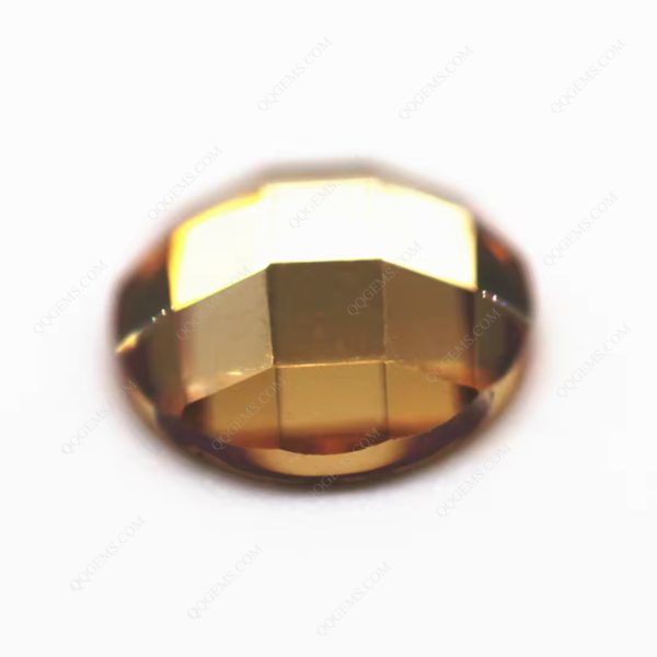 Cubic Zirconia Loose Gems Synthetic Round Single Shape Grid Cut CZ Stones - Image 3