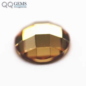 Cubic Zirconia Loose Gems Synthetic Round Single Shape Grid Cut CZ Stones