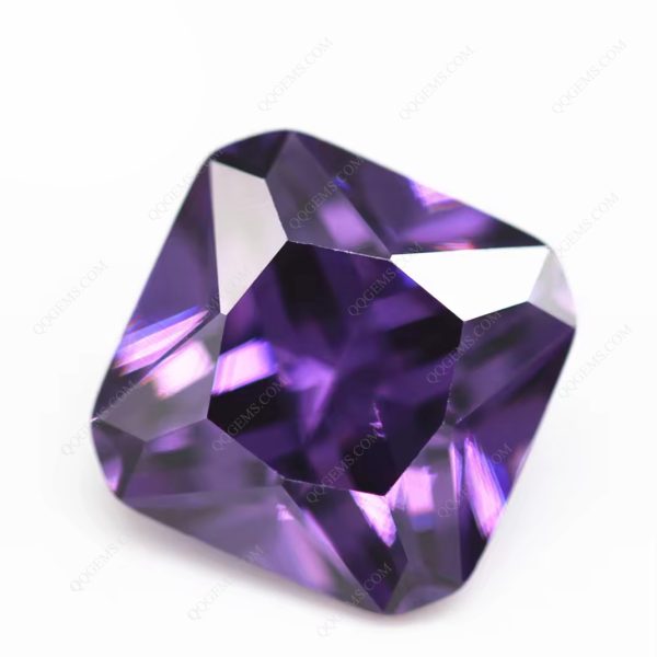 square Cut Corner Cubic Zirconia Loose Gemstones Synthetic Princess Cut square Shape CZ - Image 2
