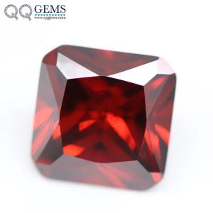 Cubic Zirconia Loose Gemstone Synthetic Princess Cut square Corner Shape CZ Stones 
