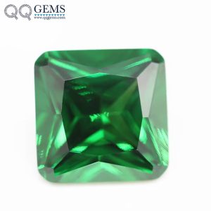 Golden Yellow OctagonL-green/emerald Green square Cut Corner Shape Cubic Zirconia Gemstones square Cut Corner Cubic Zirconia Gemstones