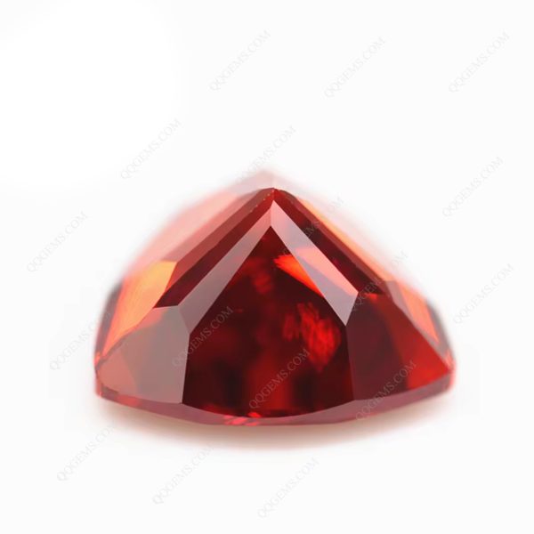 Orange/orange Red Trillion Cut Cubic Zirconia Loose Gemstones CZ Zirconia Stones  - Image 2