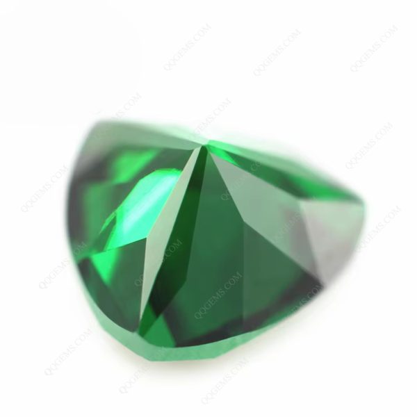 Cubic Zirconia Loose Gemstones Synthetic Faceted Cut Trillion Shape CZ Stones  - Image 2